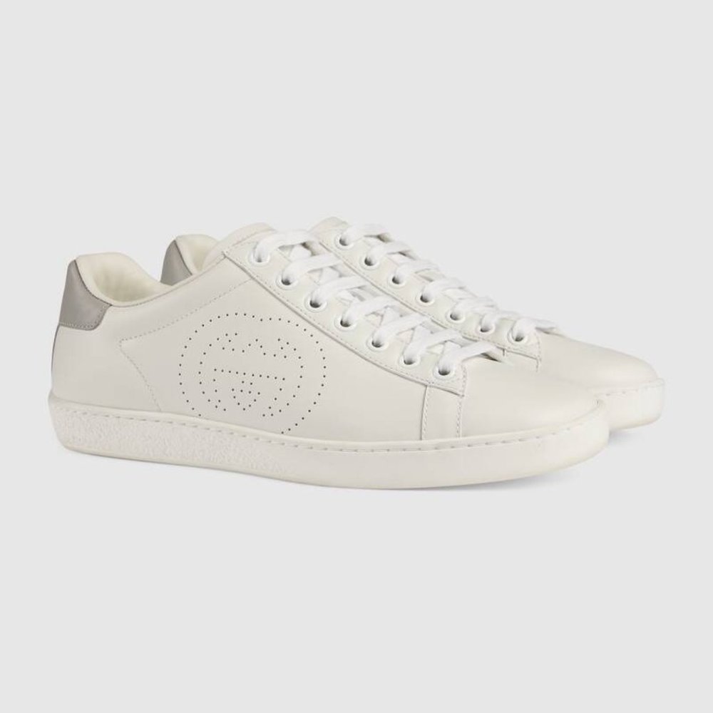 GUCCI White Ace sneaker with Interlocking G